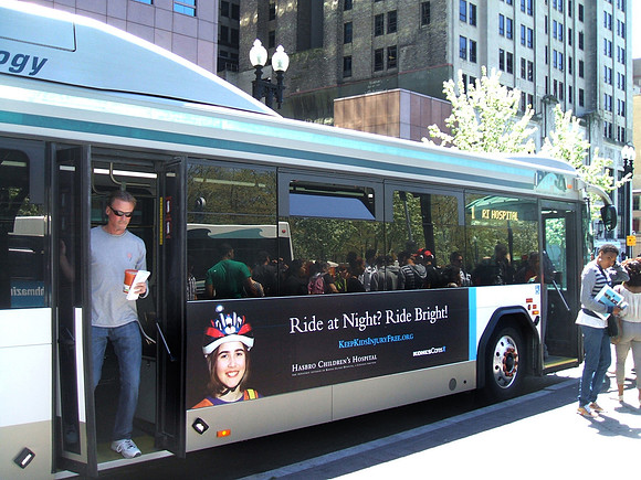 Bus Ad - Hasbro Children's Hoapital