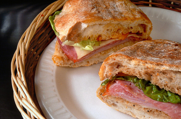 An Italian grinder from Cafe Milano in Providence.