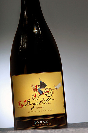 Red Bicyclette Wine, a table wine imported from southern France in the Languedoc region.