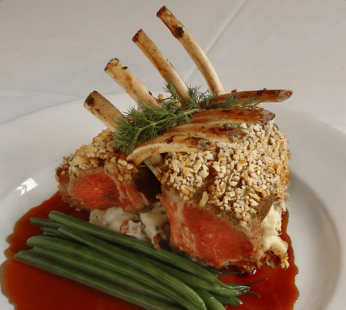 Rack of lamb from Mill's Tavern in Providence, RI.