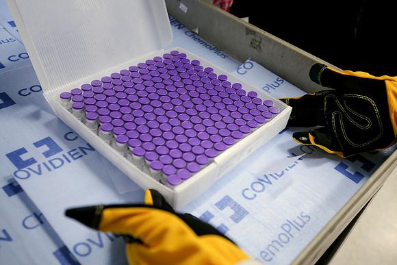 The COVID-19 Vaccine arives at Rhode Island Hospital..